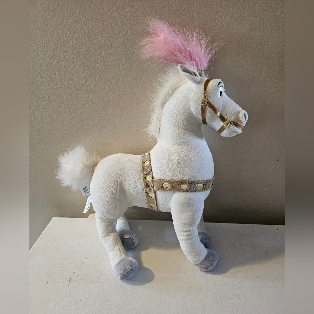 Disney Store Cinderella Coach White Horse Major Plush Toy